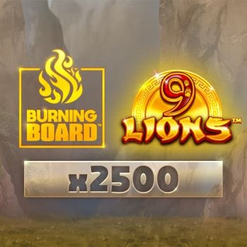 9 Lions™ Burning Board™ game screenshot